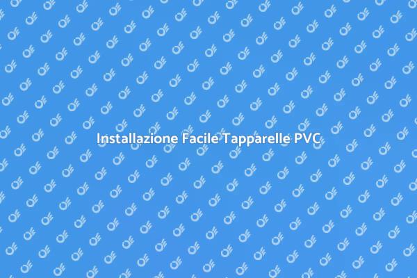 Montaggio Tapparelle PVC Semplice