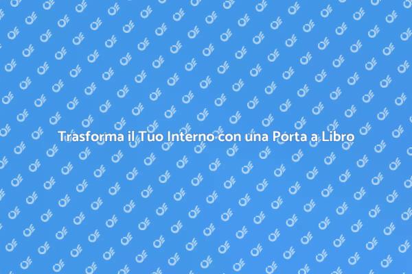 Porta a Libro: Eleganza e Funzionalità