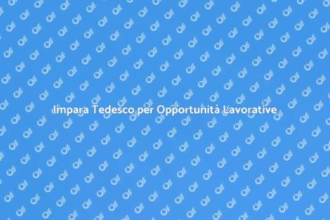 Corso di Tedesco per Affari Online
