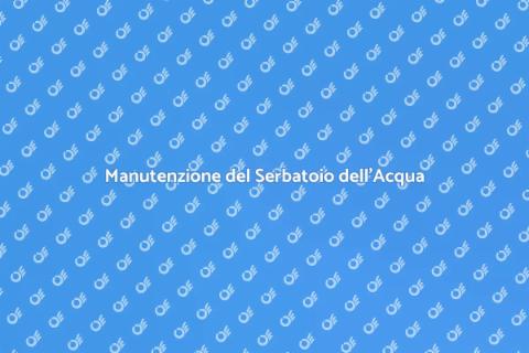 Pulire il Serbatoio dell'Acqua