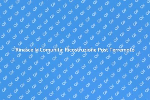 Ricostruzione Post Terremoto Efficace