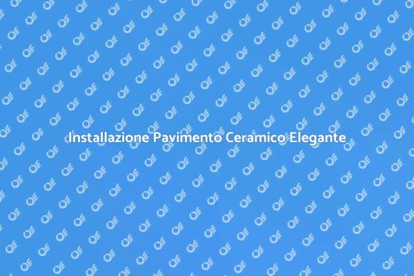 Come Installare un Pavimento in Ceramica