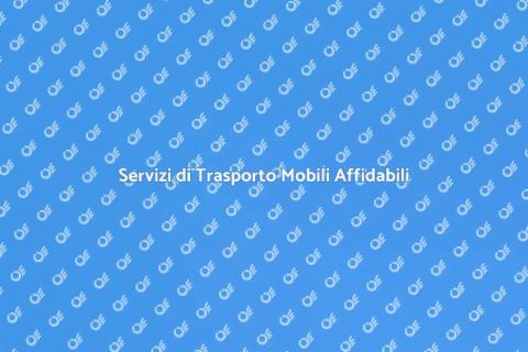 Trasporto e Deposito Mobili Sicuro