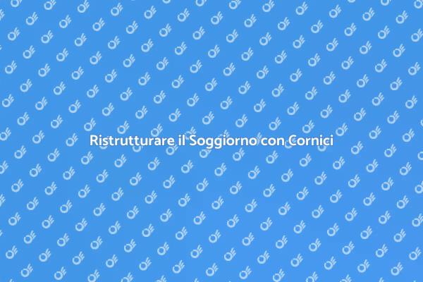 Trasforma il Soggiorno con Cornici