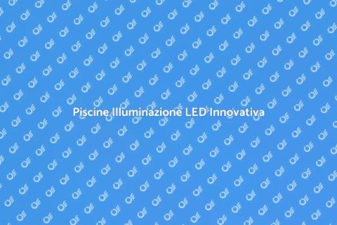 Illuminazione LED per Piscine Moderno