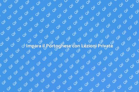 Corso di Portoghese con Lezioni Private