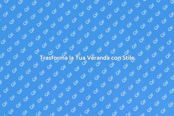 Tenda Elegante per la Tua Veranda