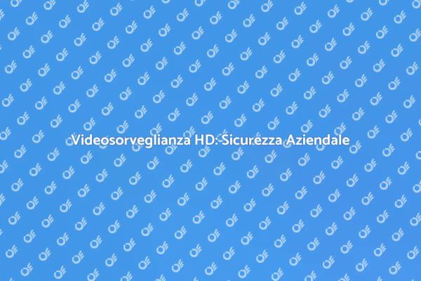 Videosorveglianza: Un Futuro Sicuro