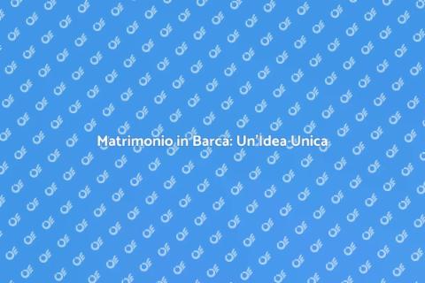 Noleggiare Barca per Matrimoni