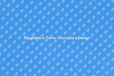 Installazione Ringhiere Ferro Battuto