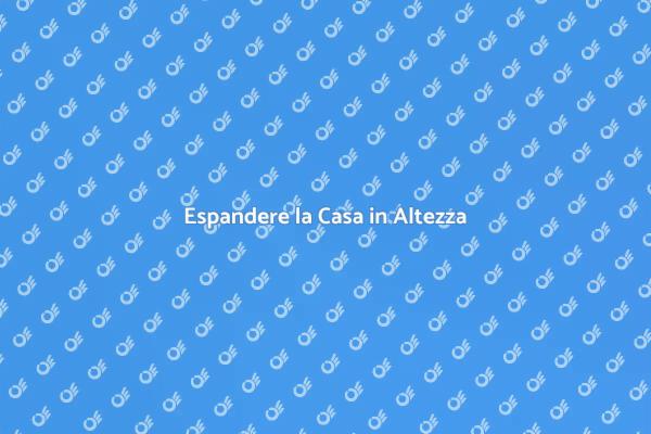 Ristrutturare per Espandere