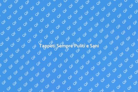 Pulizia e Sanificazione Tappeti