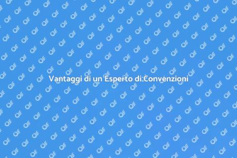 Assumere Esperto di Convenzioni