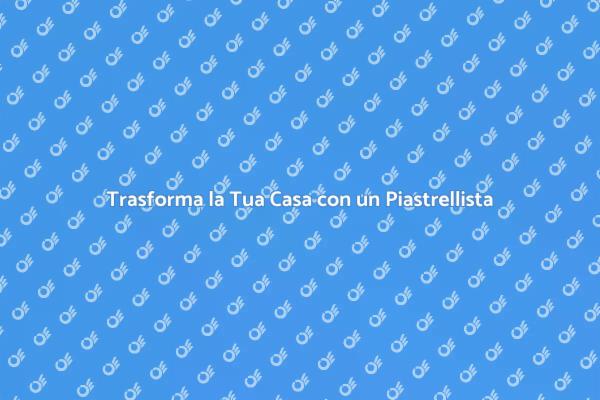 Piastrellista: Stile e Funzionalità in Casa