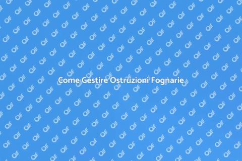 Ostruzioni e Danni Fognature Industriali