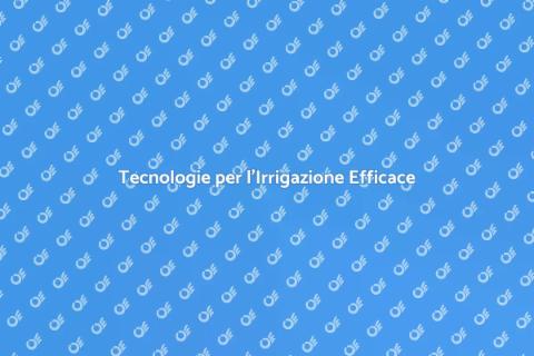 Dispositivo Innovativo per Irrigazione
