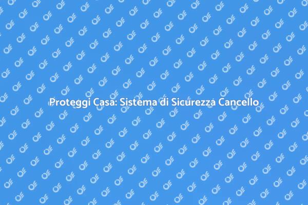 Installazione Sicura del Cancello