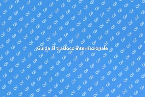Traslocare da un paese all'altro