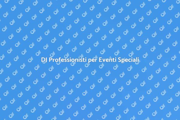Trasforma il Tuo Evento con un DJ