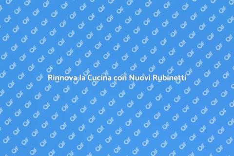 Installazione Nuovi Rubinetti Cucina