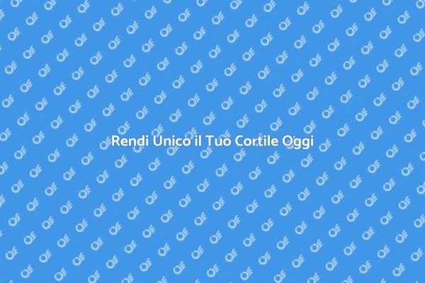 Progetta il Cortile Perfetto con Noi