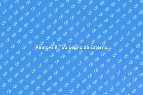 Verniciare Legno da Esterno Economico