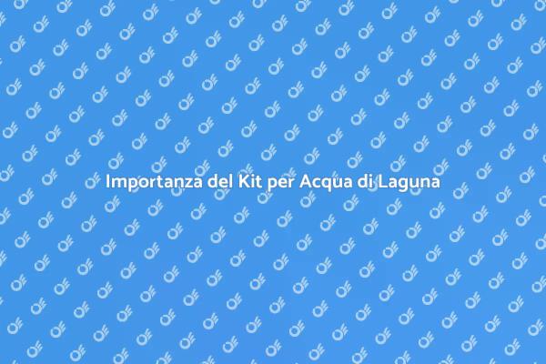 Analisi dell'Acqua: Kit Essenziale