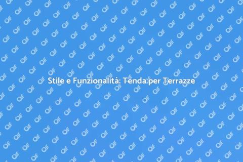 Tenda per Terrazze con Cassonetto