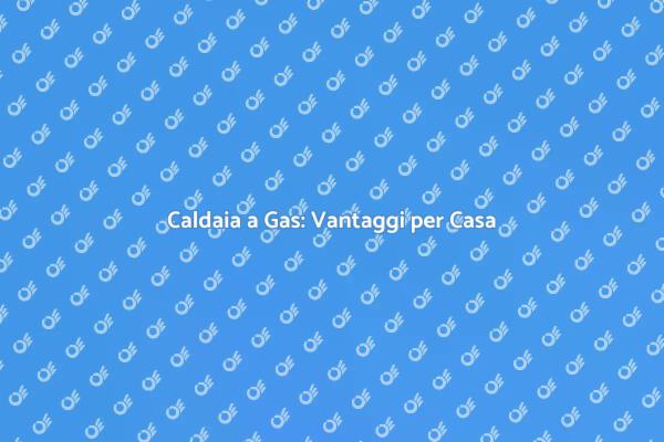 Caldaia a Gas: Il Tuo Comfort Domestico