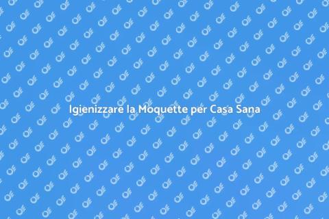 Igienizzazione della Moquette Essenziale