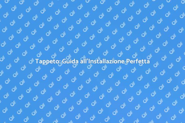 Trasforma gli Ambienti con un Tappeto