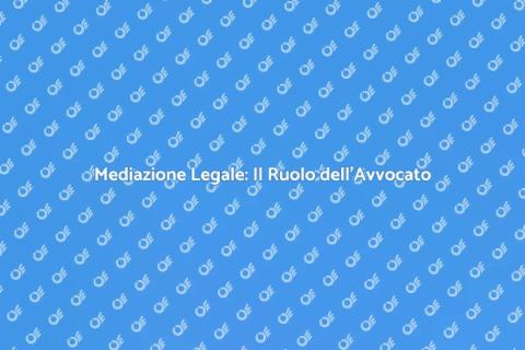 Avvocato per Mediazione Legale