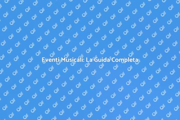 Trasforma il Tuo Evento Musicale