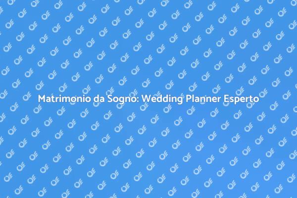 Il Tuo Wedding Planner per Grandi Eventi