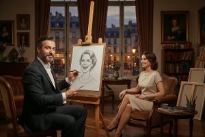 un caricaturista: Da €50