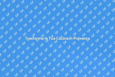Cucina Rustica in Stile Provenzale