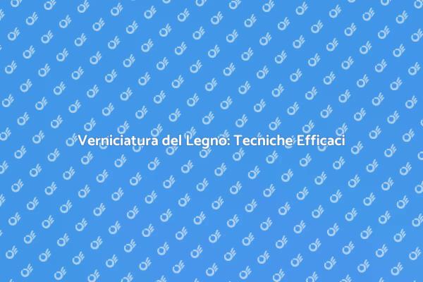 Guida al Verniciare il Legno con Smalto