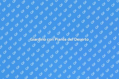Giardino Roccioso con Piante del Deserto