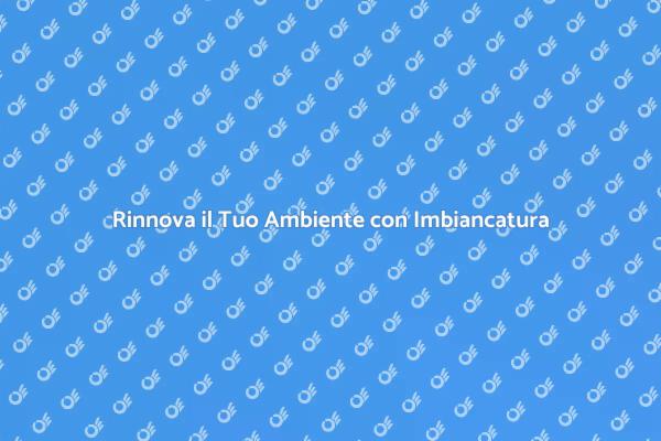 Imbiancatura: Rinnova con Stile