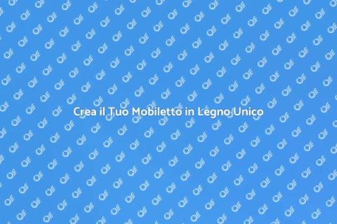 Mobiletto Su Misura in Legno Unico