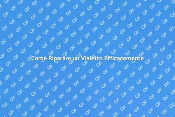 Riparazione Vialetto: I Tuoi Passi Essenziali