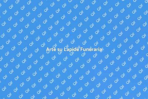 Scultura su Lapide Funeraria