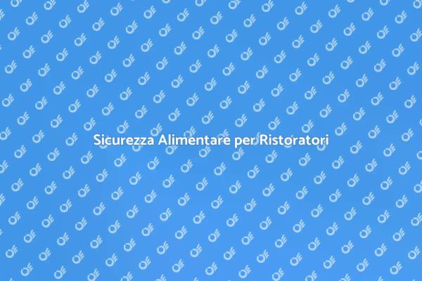 Proteggi il Tuo Cibo con Esperti
