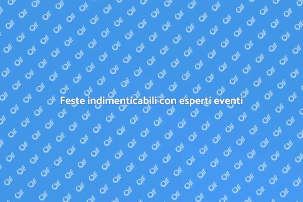 Pianifica eventi privati senza stress!