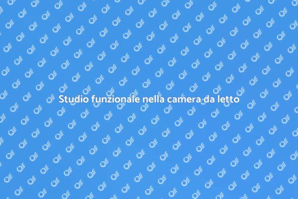 Crea il tuo studio in camera da letto