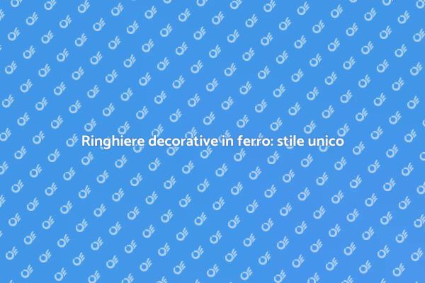 Ringhiere in ferro: sicurezza ed eleganza