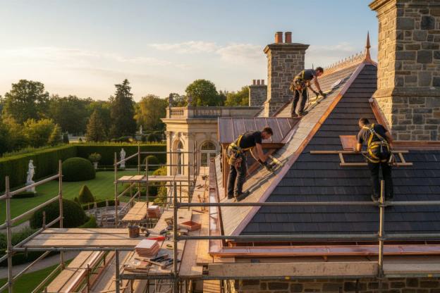 Installare grondaie e coperture in rame