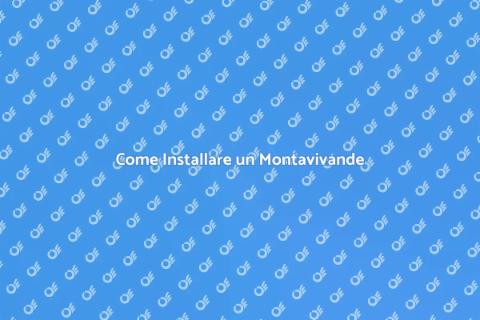 Montare un Montavivande in Casa