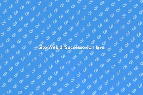 Creazione Sito Web con Java