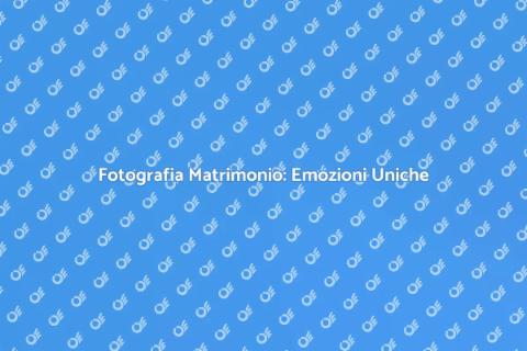 Servizio Fotografico Innovativo Matrimonio